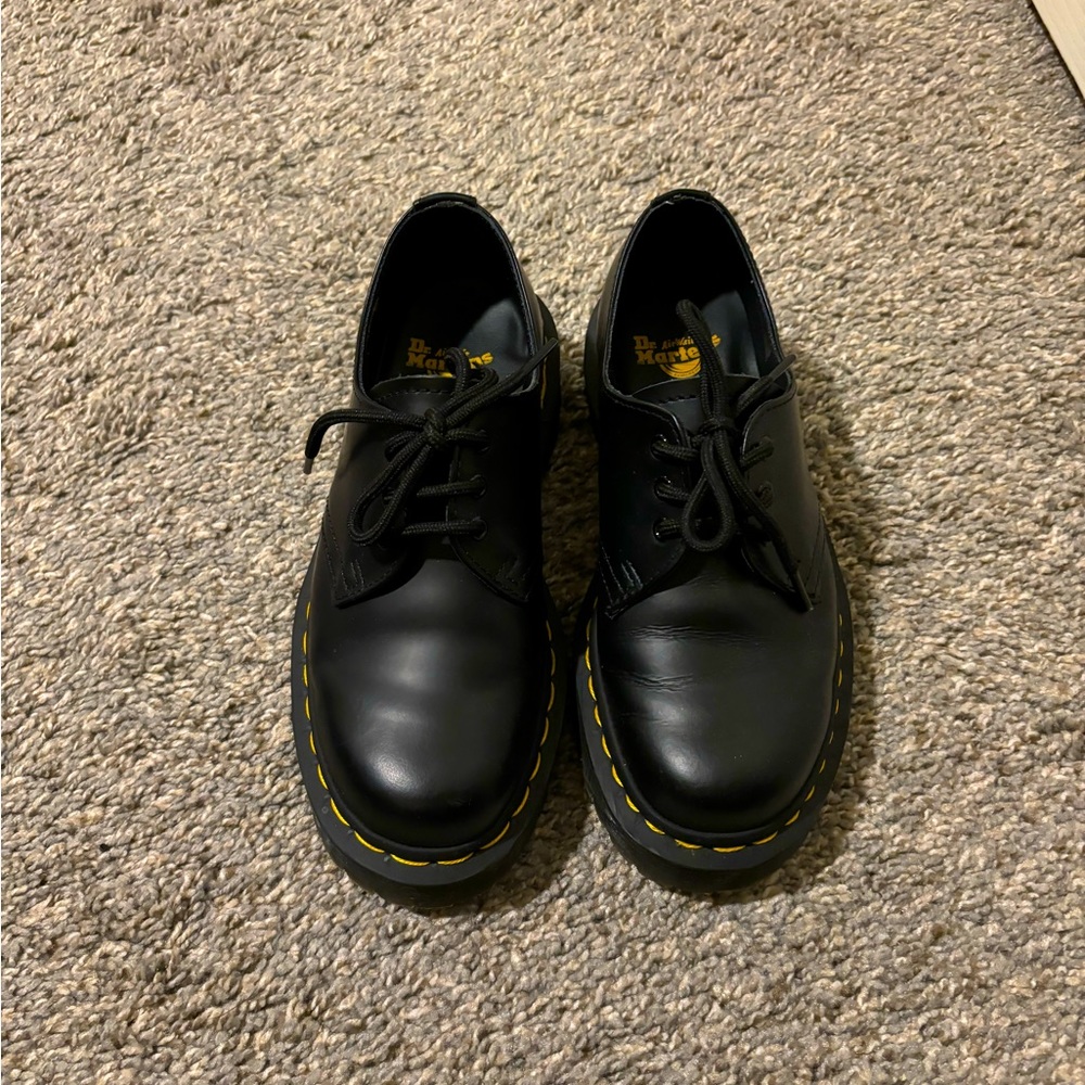 Dr. Martens Doc Martens 1461 BEX SMOOTH LEATHER OXFORD SHOES, size 5 W, black